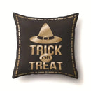 Axyaa Halloween Pumpkin Ghost Print Pillow Cover 45X45CM