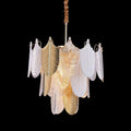 Axyaa Crystal LED Ceiling Chandelier for Bedroom Living Room Lighting