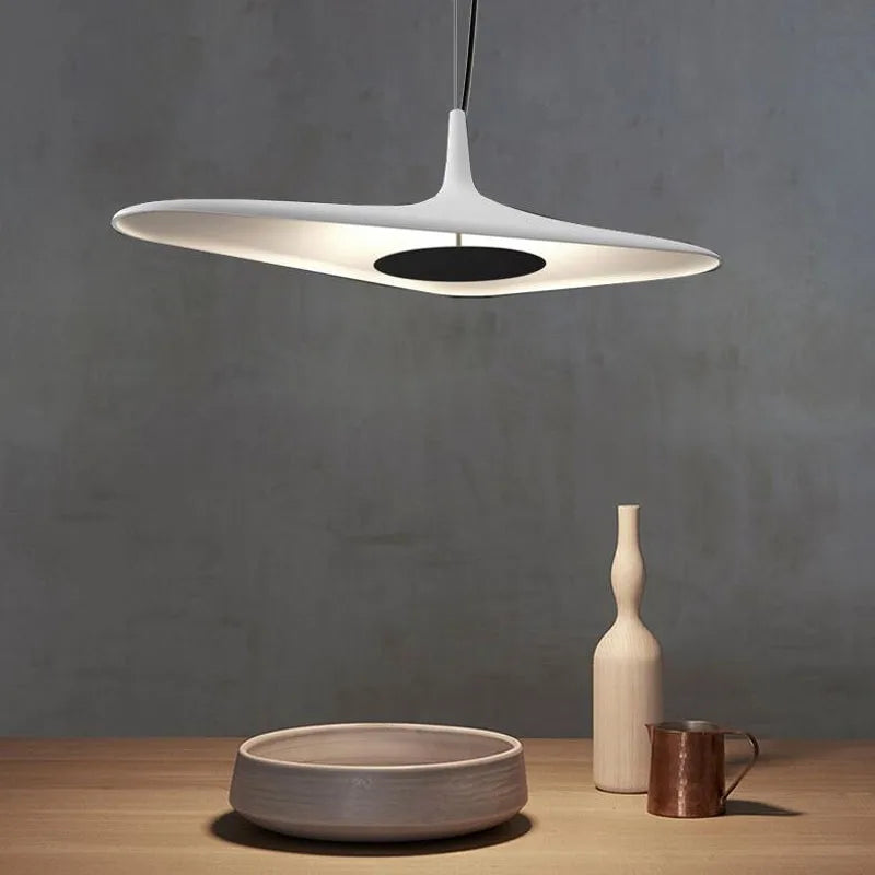 Axyaa Nordic LED Pendant Lamp for Dining Room, Modern Resin Suspend Light