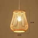 Axyaa Bamboo Weaving Pendant Lamp for Chinese Zen Tea Room