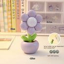 Axyaa LED Flower Night Light Mini Table Lamp Kids Bedroom Ornament Home Decor