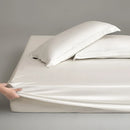 Axyaa Cotton Solid Color Single Fitted Sheet, Soft & Skin-Friendly