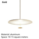 Axyaa Gold Black Pendant Lights for Living Room - Minimalist Hanging Lamp