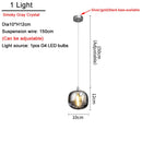 Axyaa Crystal Apple Pendant Light for Luxury Living and Dining Spaces