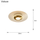 Axyaa Modern LED Flush Mount Ceiling Light Fixture for Home Aisle Entrance Balcony