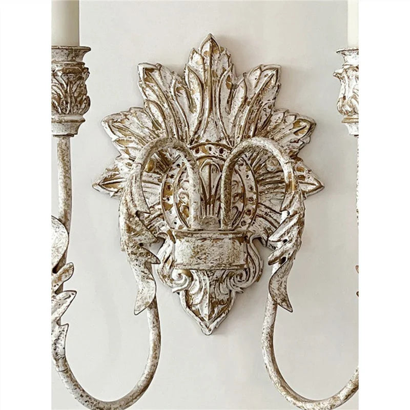 Axyaa Retro French Wall Lamp for Home, Living Room, Bedroom and Corridor