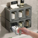Axyaa Spice Box Organizer Seasoning Container Jar Kitchen Storage Rack