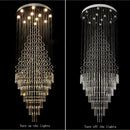 Axyaa Modern Crystal Chandelier for Luxury Villa and Home Decoration