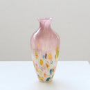 Axyaa Pink Gradient Glass Vase Hydroponics Terrarium Floral Home Decoration
