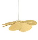 Axyaa Petal Pendant Light: Colorful Floral Fabric Chandelier for Home Living Room