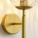 Axyaa Glass Ball LED Wall Lights: Modern Nordic Bedroom Lamp