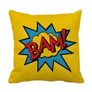 Axyaa Pop Art Cartoon Cushion Cover 45X45CM - Living Room Sofa Chair Decor