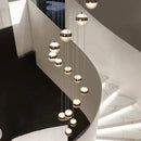 Axyaa Modern Indoor Stair Chandelier Pendant Lights LED Ceiling Lamp