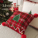 Axyaa Christmas Sofa Cushion for Living Room and Bedroom Decor