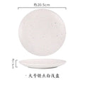 Axyaa Japanese Ceramic Plate Set for Breakfast, Steak, or Western Cuisine