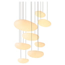 Axyaa LED Cobblestone Chandelier with Dimmable Smart LEDs
