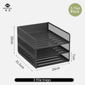 Axyaa Metal File Tray - Office Document Storage Rack