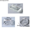 Axya Crystal Soap Dish Holder Bathroom Accessories Storage Box