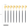 Axyaa Long Handle Stainless Steel Spoon Set