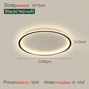 Axyaa Ultrathin LED Ceiling Chandelier for Modern Living Room Decor