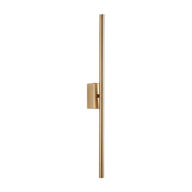 Axyaa Brass Gold LED Sconce Wall Lamp for Home Hotel Bedroom Modern Nordic Style