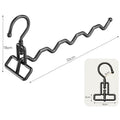 Axyaa Stainless Steel Clothes Hanger Organizer, Travel Drying Rack & Clothing Hooks