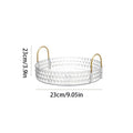Axyaa 3 Tier Diamond Pattern Cosmetic Organizer Vanity Rack for Bathroom Counter