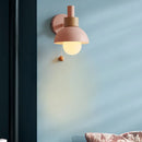 Axyaa LED Wall Lamp Modern Nordic Sconce Reading Light White Iron Fixture