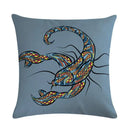 Gemini Libra Taurus Pillow Case by Axyaa: Linen Sofa Car Decorative Cover