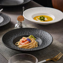Axyaa Premium Straw Hat Stone Plate Set for Soup and Dessert