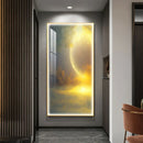 Axyaa Light Luxury LED Landscape Mural Lamp for Grand Entrance Decoration