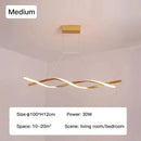 Axyaa Modern Nordic LED Chandelier for Home Decor and Dining Room
