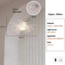 Axyaa Minimalist Pendant Chandelier Light for Dining Room, Bedroom, and Bar.