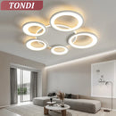 Axyaa Ring Ceiling Light: LED Indoor Lighting for Living Room, Bedroom, Dining Room