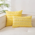 Axyaa Cotton Linen Cut Flowers Pillowcase: Nordic Style Cushion Cover Home Decor