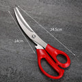 Axyaa Stainless Steel Long Handle Food Tongs - Korean Style, Multifunctional, Barbecue Clip