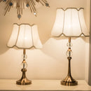 Axyaa Crystal Table Lamp & Floor Light Set for Elegant Living Room & Bedroom Decor