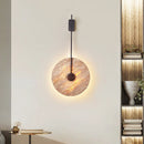 Axyaa Marble Wall Lamp: European Gold Copper Luxury Residence Lights