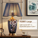 Axyaa Modern Ceramics Table Lamp LED Brass Desk Light - Luxury Home Decor