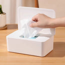 Axyaa Tissue Holder Box Portable Dustproof Baby Home Car Kitchen Organizer