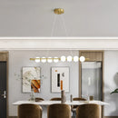Axyaa Gold Acrylic LED Ceiling Chandelier for Dining Living Room Bedroom Lighting