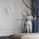 Axyaa Marble Circular Wall Lamp Nordic Minimalist LED Lights