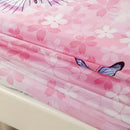 Axyaa Butterfly Fitted Sheet Set - Soft, Breathable, Non-Slip Mattress Protector