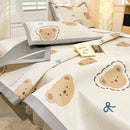Axyaa Ice Silk Bed Mat Set: Cool & Breathable Sleeping Essentials