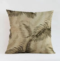 Axyaa Tropical Plant Leaves Cushion Cover for Home Decor