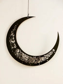Axyaa Wooden Moon and Star Lantern - Ramadan & Eid Festival Decor, Islamic Gift