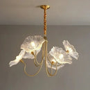 Axyaa Nordic Lotus Glass Pendant Lamp for Modern Luxury Interiors