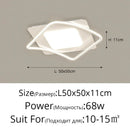 Axyaa LED Ceiling Lamp with Remote Control for Nordic Minimalist White Living Room