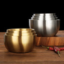 Axyaa Stainless Steel Bowl Set - Home Kitchen Tableware Accessory