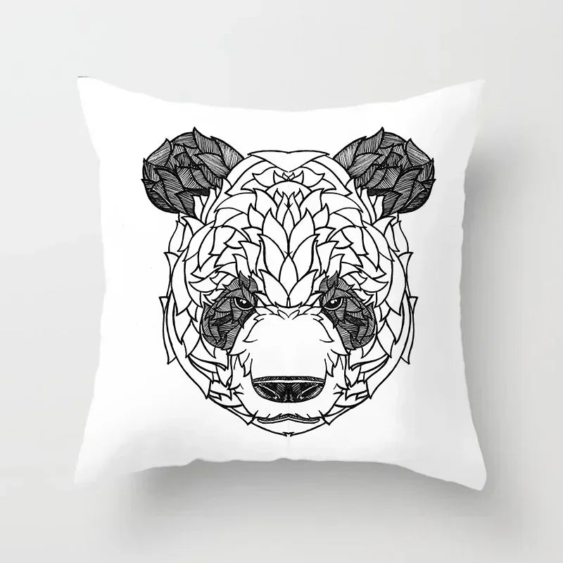 Axyaa Cartoon Animal Design Pillowcase 45*45cm